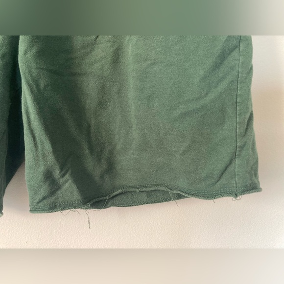 Champion Mens Green Cut-off Drawstring Shorts (1XL) - Picture 6 of 6